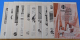 Ads Santa Fe Railway Lot #14 Advertisements from various magazines (10)