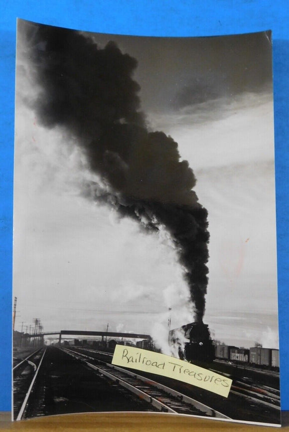 Photo Union Pacific Locomotive #3961 UP 4-6-6-4 Laramie Wyo 1947  Photo by David