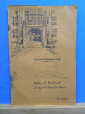 ICS Rules of Railroad Freight Classification  #5402 Edition 2 by Johnston & Wils