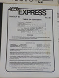 ETE Express Lot of 20 issues 1976-1991 Not a complete run