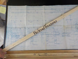 Blueprint PRR Freight Cars Racks for Loading Automobile Shrouds D-419772-AB