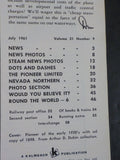 Trains Magazine 1961 July Nevada Northern