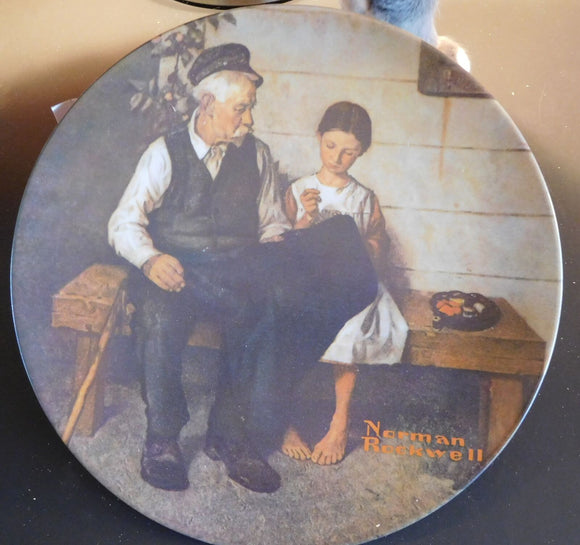 Plate Rockwell Heritage Collection Lighthouse Keeper’s Daughter by Norman  f0228
