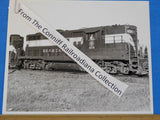 Photo Seaboard Coast Line Locomotive #406 8X10 B&W Hamlet NC 1965