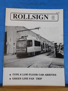 Rollsign Magazine of New England Transit News 1998 May June Type 8 low floor car