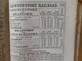 Pathfinder Railway Guide For The New England States 1853