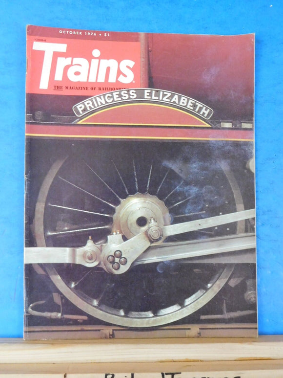 Trains Magazine 1976 October Trains vs Trucks Rock star is born RI