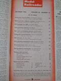 Model Railroader Magazine 1962 October A dozen features for practical modelmaker