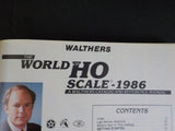 Walthers World of HO Scale 1986 Walthers Catalog & Reference Manual