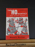 HO Monthly 1950 December Freelance freight trolley Drop bottom gondola Lumber sh
