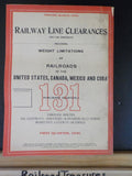 Railway Line Clearances and Car Dimensions #131 March 1930 First qurater