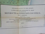 Geological Survey of New Jersey Annual Report of the State Geologist 1892 MAP