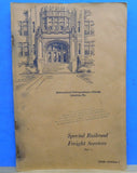 ICS Special Railroad Freight Services Part 2 #5404B Edition 1 by Wilson 1940