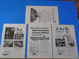 Ads Southern Pacific Railroad Lot #13 Advertisements from various magazines (10)