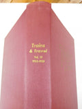 Trains Magazine Bound Volume 13 Nov 1952-Oct 1953 Trains & Travel