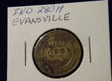 Token IN Evansville 280H Public Transit Dept Evansville Indiana