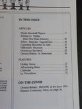 Old Toy Soldier Newsletter Vol 20 #2 1996 April-May Shelia Baseball Players
