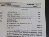Scale Model Traction and Trolleys Quarterly #49 Summer Fall 1997