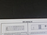 Railway Equipment Diagrams Edition 12 by CDS Lettering LTD. Soft Cover  stapled