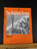 Baldwin Group Magazine 1945 March April Think of it.   Staining along edges