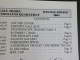Scale Model Traction and Trolleys Quarterly #59 Winter / Spring 2003