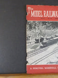 Model Railway News 1951 April Covers loose Great Western Coach drawings