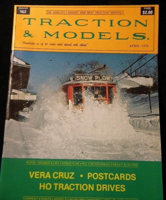 Traction & Models #162 1979 April Old Post cards Christmas Cards HO Tr ...