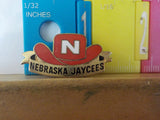 Jaycees Nebraska Cowboy Hat W/White N