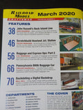 Railroad Model Craftsman Magazine 2020 March Rock on Mail & Express operations 2