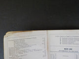Pennsylvania Railroad Employee Timetable Western Region Buckeye FW SW  #1 1964