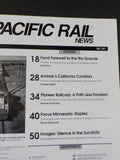 Pacific Rail News #351 1993 February Amtrak California Corridors Rio Grande fare