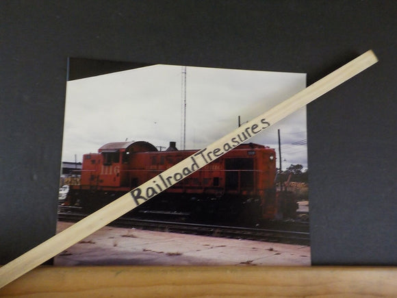 Photo Gulf Mobile & Ohio Locomotive #1116 8X10 Color GM&O Bagalusa LA Oct 1970