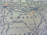 Map Canadian Pacific All Services Map 1967 Foldout Map