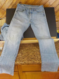 Levi's 501 Men's distressed jeans Button Fly 31 X 34  TWO PAIR well worn