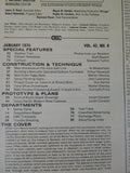 Railroad Model Craftsman Magazine 1974 January Signs for structures Turntable Sc