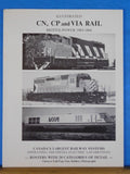 Illustrated CN CP and VIA Rail Motive Power 1983 - 1984 Canada's largest railway