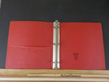 Extra 2200 South Binder 3 ring red notebook