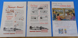 Ads Western Pacific RR California Zephyr #13 Advertisements from various magazin