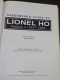 Greenberg's Guide to Lionel HO Volume 1 1957 - 1966 by Horan & Rosa  Hard Cover
