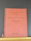 North Jersey District Water Supply Commission Wanaque Water System 1936 Operatio