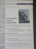 Railway Age 1965 August 2 Weekly San Francisco Golden Gate