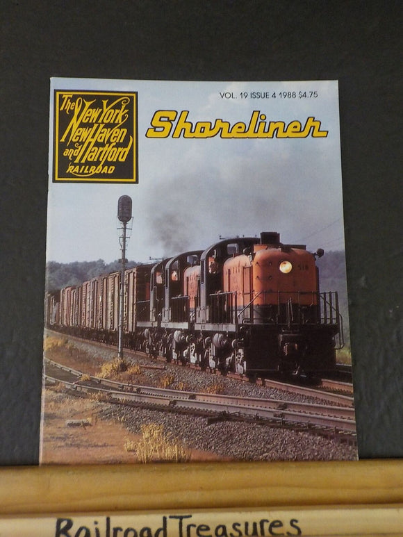 NYNH&H Shoreliner Vol 19 #4 1988 Bayer-Garratt Zimbabwe Trolley frt