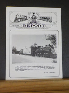 Report 1994 March/April Vol 244 Pacific Southwest Ry Museum SD&A San Diego RR
