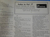 Trains Magazine Bound Volume 17 Nov 1956- Oct 1957