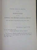 Norfolk and Western Railway Annual Report 9th June 30 1905 FOLD OUT MAP