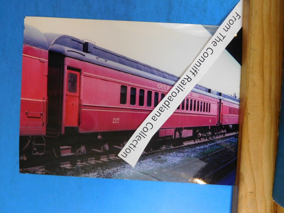 Photo Gulf Mobile & Ohio Passenger Car #217 8X11  Color GM&O