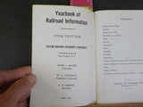 Yearbook of Railroad Information 1956 Edition