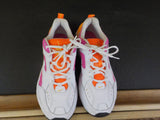Nike Tekno womens sneakers A03108-104 Size 9 White, Hot Pink & Neon Orange