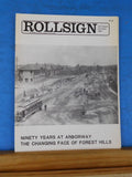 Rollsign Magazine of New England Transit News 1984 September October