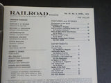 Railroad Magazine 1975 April New Haven electrification Snowplow job Short Lines